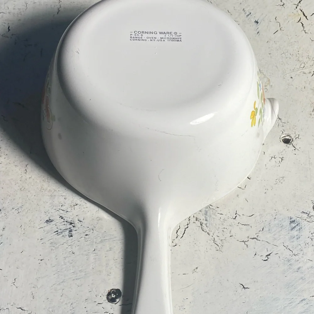 Corning Ware Wildflower 2.5 Cup P-89-B Sauce Pan